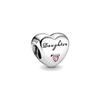 New Wife Sisters Best Friends Dad Love Heart Charm Bead Fit Original Fashion Bracelet Diy Jewelry For Women