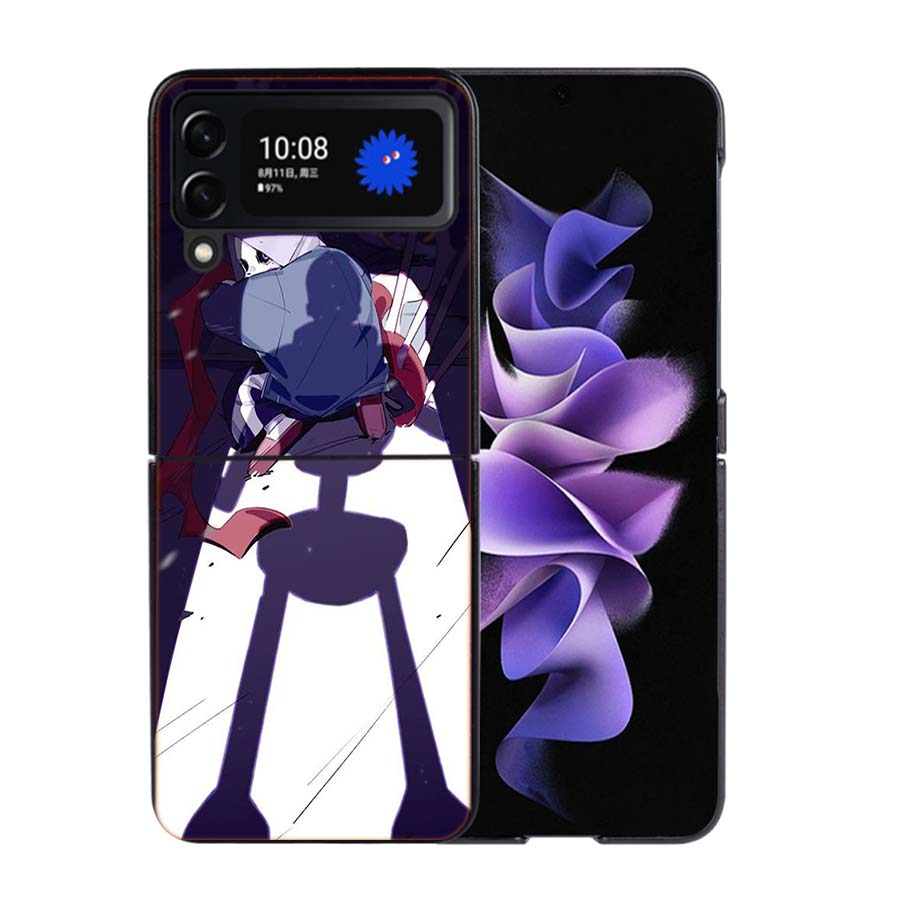 Game Undertale Phone Case For Samsung Z Flip 7 6 5G Galaxy Z Flip4 Z Flip5 Z Flip3 Coque Black Hard PC Shell Protective Cover
