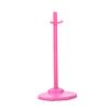 21.5cm 1/6 Dolls Stand Display Holder For Plastic Transparent Pink Hangers Stand Doll Dress Clothes Accessories 2 Colors