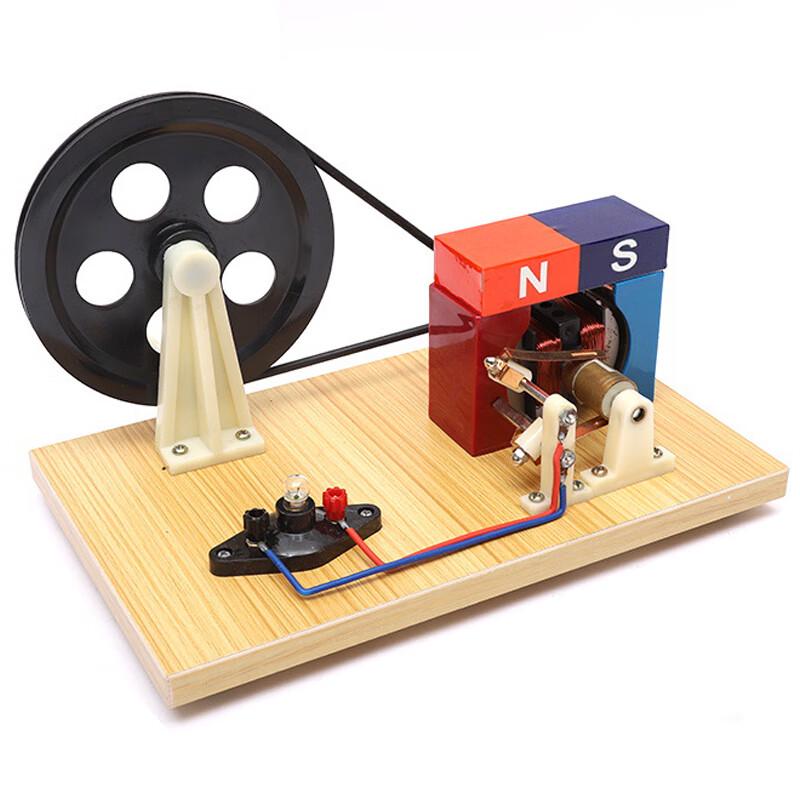 Hand-Crank AC/DC Generator for Physics Education