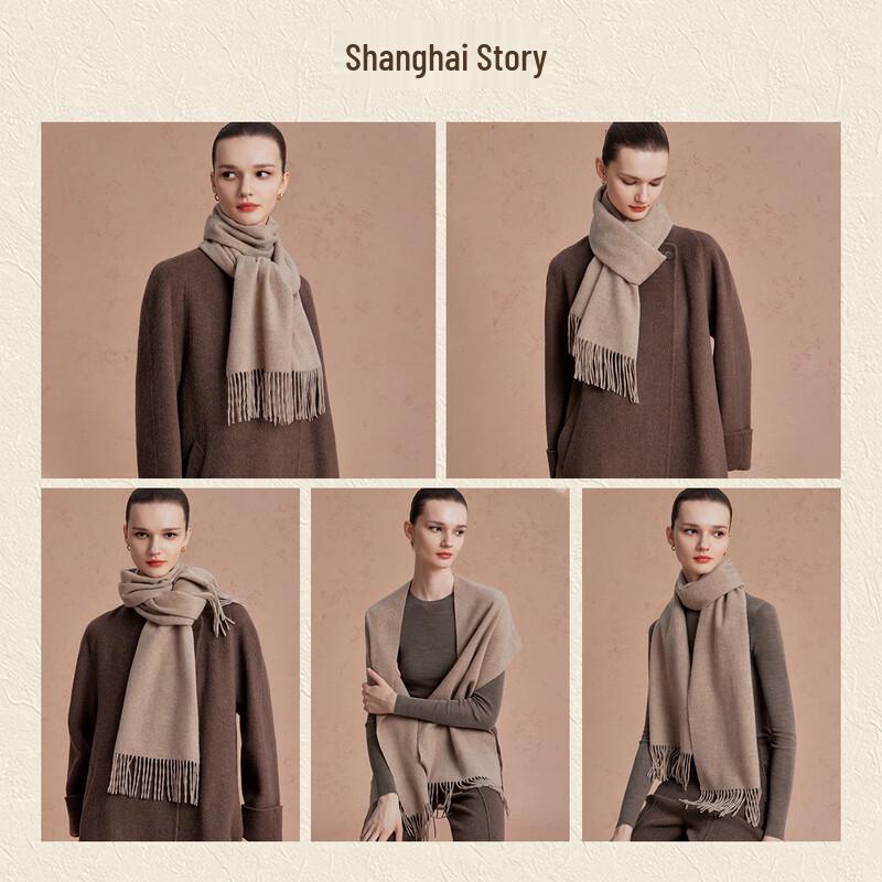 Shanghai Story 100% Pure Wool Scarf