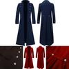 Men's Steampunk Retro Jacket Gothic Victorian Frog Coat Halloween Costume Manyi Fashion