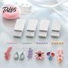 Nail Art Clay Press 4Pcs 3D Print Gel Ball Maker Tools, Bead Roller for Flowers, Polymer 2/3/4/5 Mm Sphere Shaper Tool Round Beads Earrings
