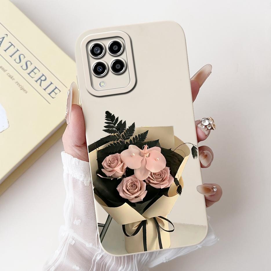 For Samsung Galaxy M33 5G Case SM-M336B Luxury Candy Painted Cover Soft TPU Phone Case For Samsung M33 M 53 Galaxy M53 5G Fundas