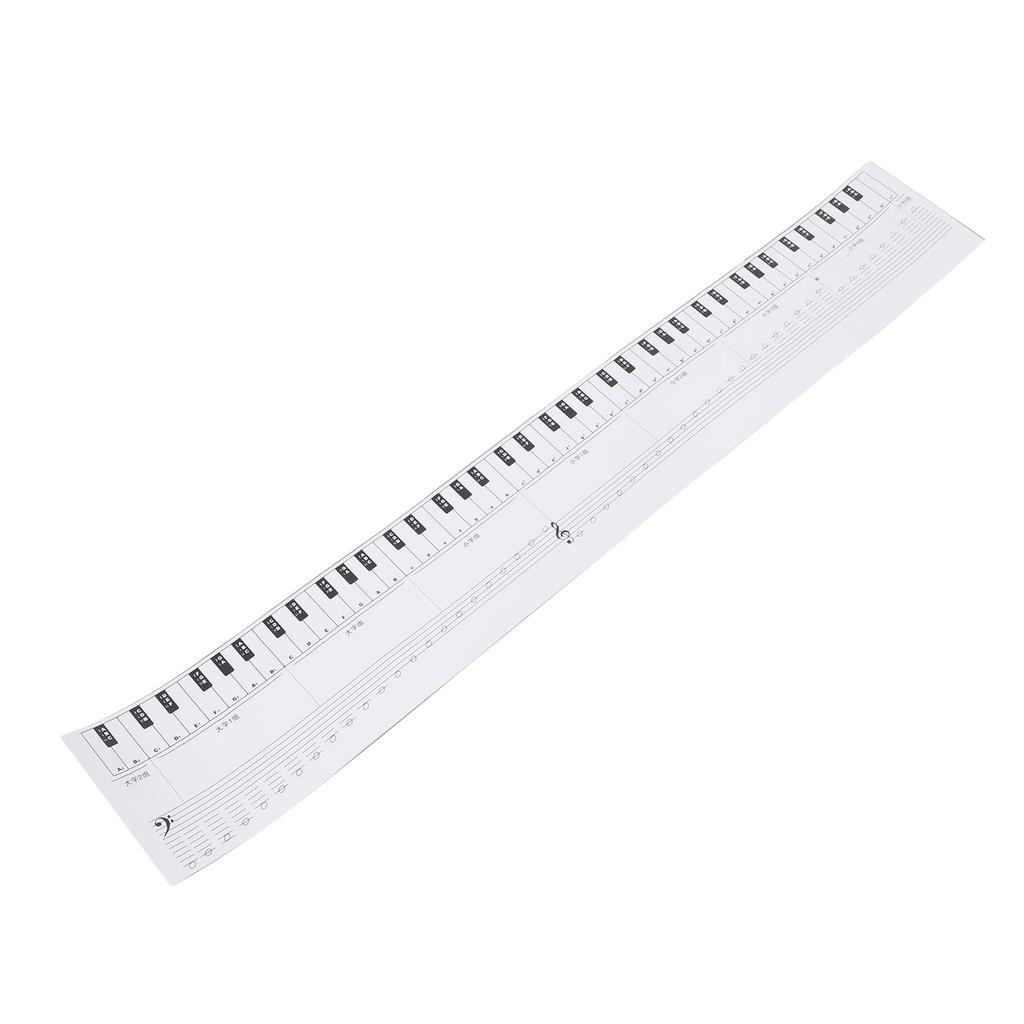 88 Key Piano Keyboard Exercise Note Chart Fingering Practice Label Music Notation Guide Chart for Beginners and Students