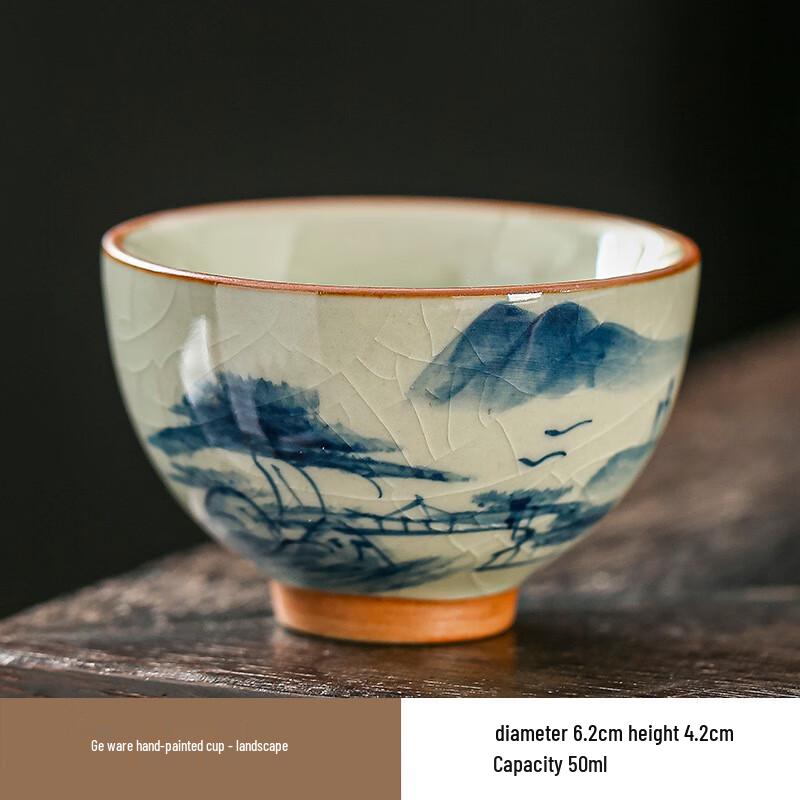 Shangqi Hand-painted Dehua Ceramic Tea Cups