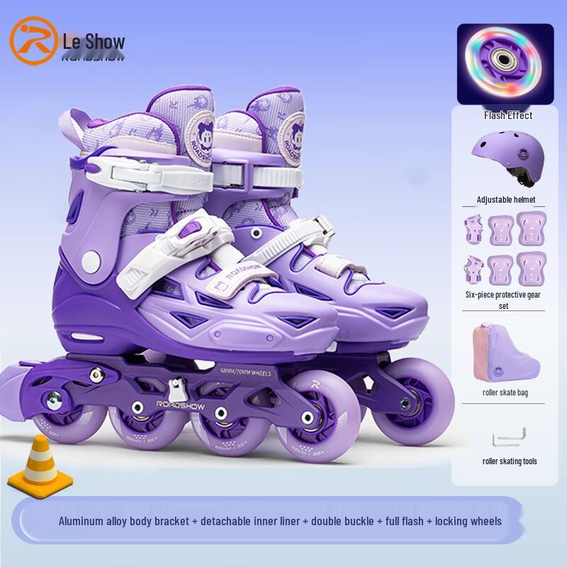 LeShow X3Z Children s Adjustable Inline Skates L (Ages 8+)