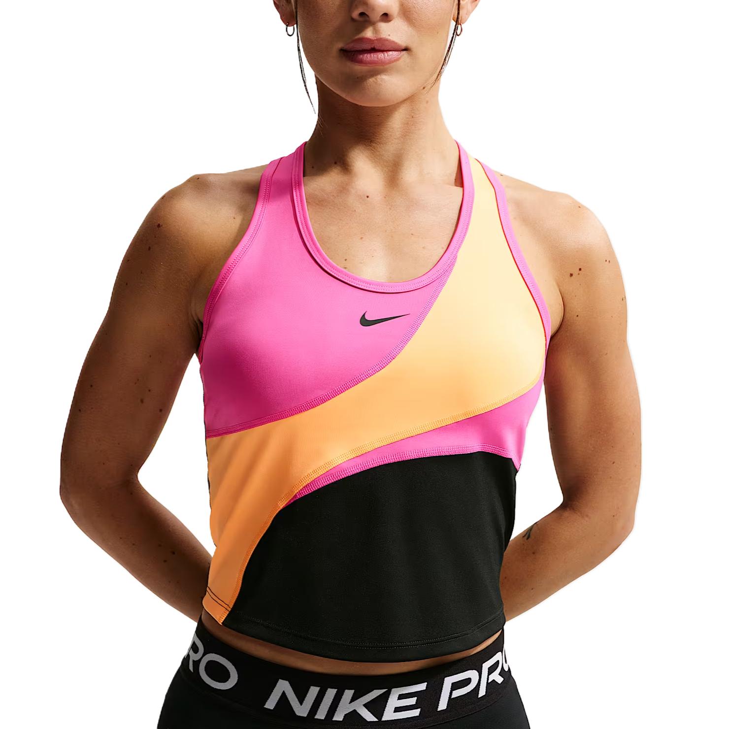 

Nike Pro Quick-Dry Color Block Tank Top Women tops IQ0354-011 XS