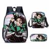 New Cartoon Super Moon Blade Three Piece Backpack Set for Primary and Secondary School Students