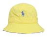 Polo Ralph Lauren and Pony Embroidered Cotton Twill Bucket Single Solid Sizes OASIS 01080282 Men's Women's Hat, Point, Color, S/M, YELLOW, [Used]