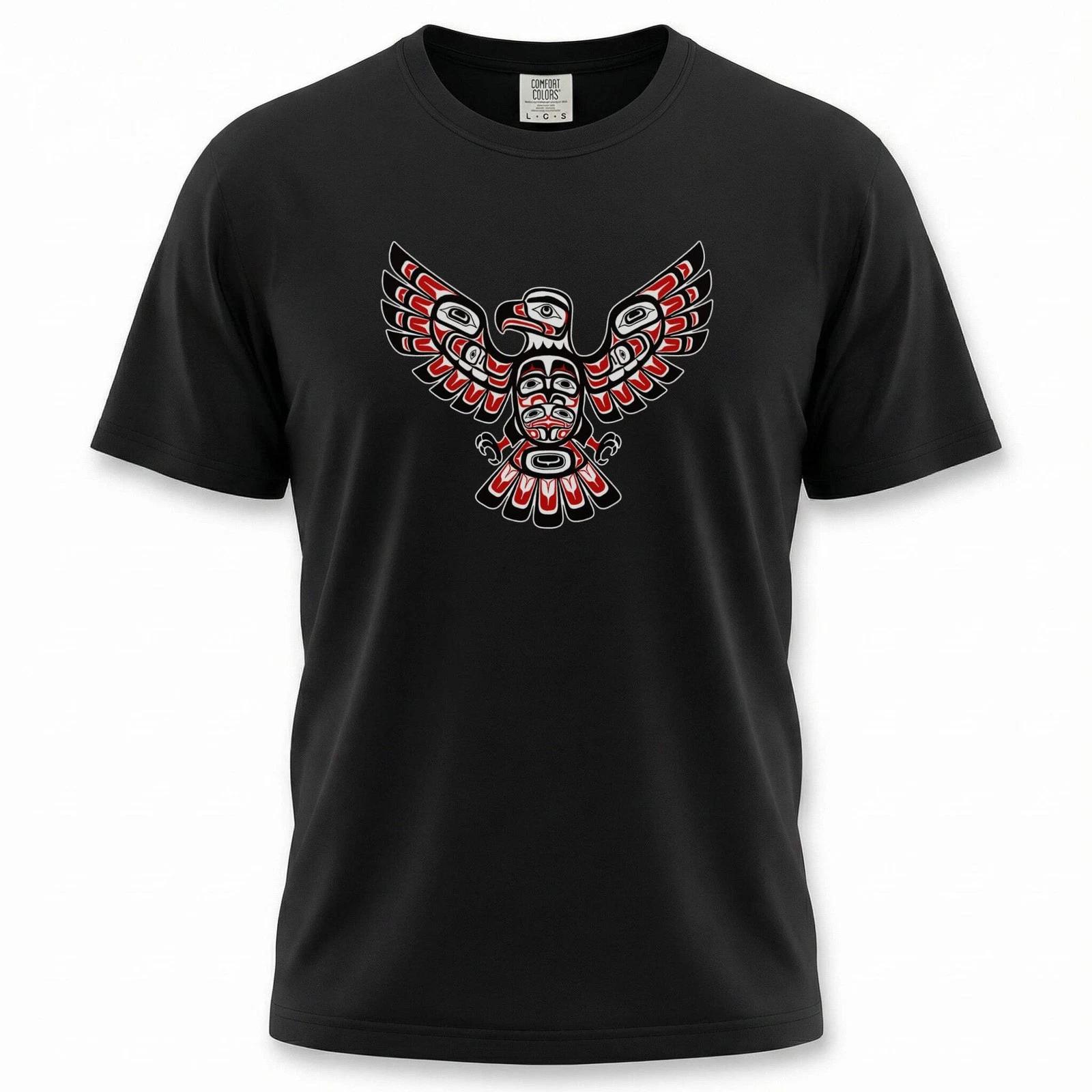 Haida Eagle Formline Art T-Shirt | Indigenous Northwest Coast Graphic Tee Tshirt XS