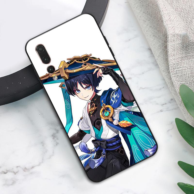 

Genshin Impact Scaramouche Case For Huawei Nova 3i 7i 8i 11i 12i 9 10 SE Y73 Y90 Y70 Y72 Y61 Y91 P30 P40 Lite P60 Pro Huawei Nova 12i