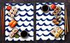 GLASS CUTTING BOARD PLATE 2x40x52 PATTERN