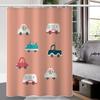 Bathroom Thickened Waterproof Curtain Mildew Proof Shower Curtain Shower Partition Curtain Shower Curtain Bathroom Curtain Free Perforation