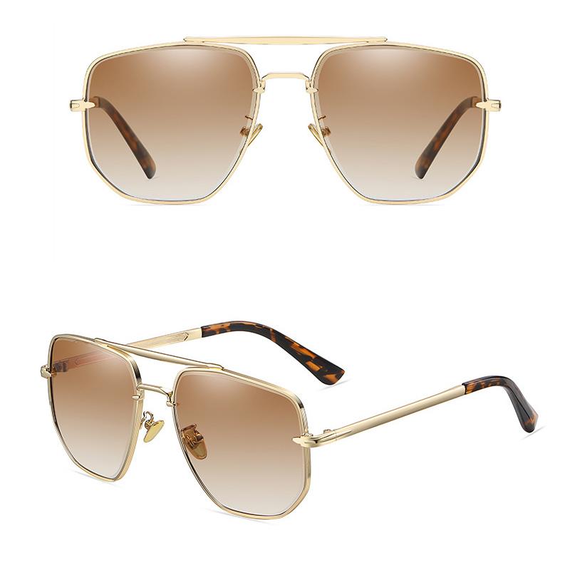 Fashion Sunglasses Men Cool Driving Glasses Goggle Summer Metal Vintage Pilot Sun Glasses Punk