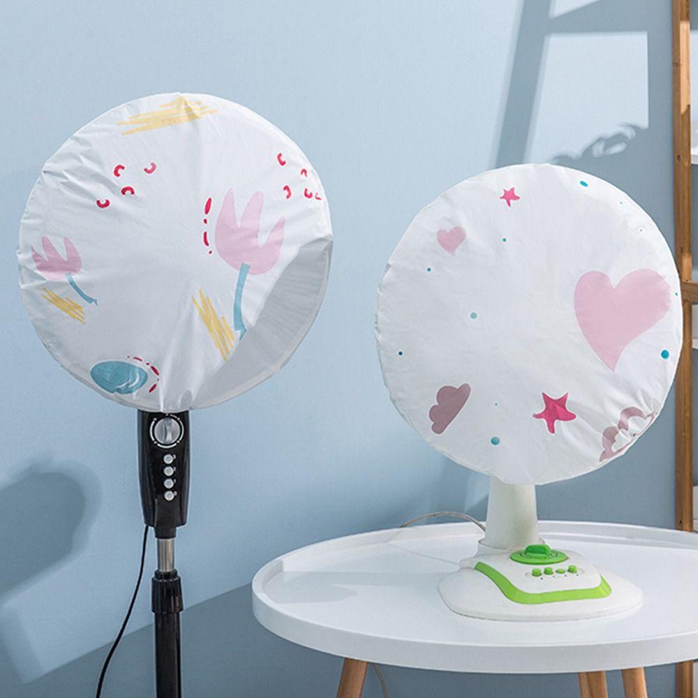 New Elastic Fabric Fan Cover Round Half Wrapped Elastic Heater Cover Universal Protective Dust Cover Household