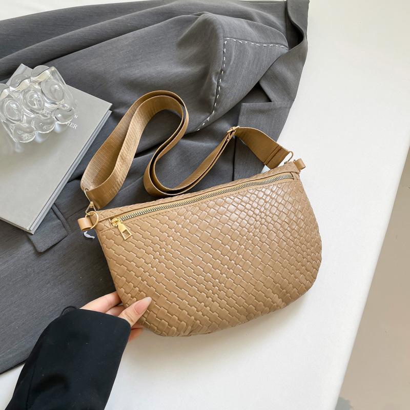 

Маленькая женская сумка 2025 года, новая модная поясная сумка, модная сумка на плечо с широким ремнем, сумка через плечо хаки