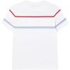 FILA Emerald Series Striped Round Neck Casual Letter Short Sleeve T-Shirt Women T-Shirts White F11W434105F-WT