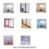 Home Hotel Window Curtain Replacement Bedroom Breathable Full Drape Privacy Protection Decoration Furniture Accessory