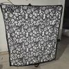DIY Coloring Blanket for Parties Color Your Own Art Project with Markers Washable Gift Idea Craft Throw Home Decor Holiday Party Activity Unique