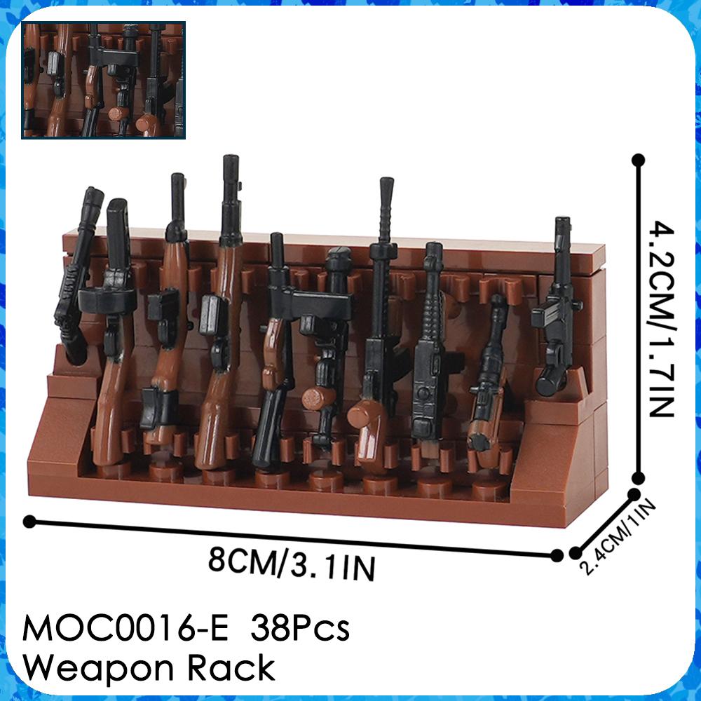 MOC WW2 Waffenziegel Motorrad Haubitze Waffenständer Militärfahrzeug Kompatible Figuren Bausteine Spielzeug Für Kinder Erwachsenen Geschenk
