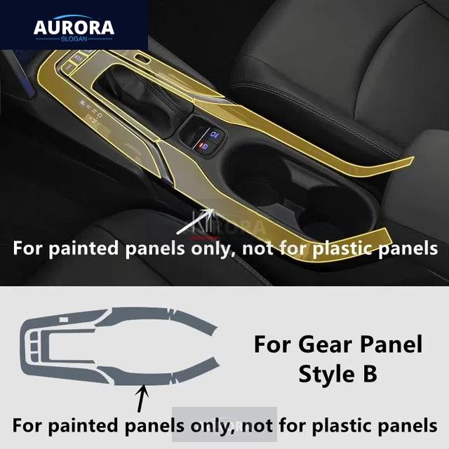 For TOYOTA COROLLA CROSS 20-23 Car Interior Center Console Transparent TPU Protective Film Anti-scratch Repair Film Accessories