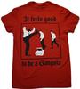 Office Space Mens It Feels Good To Be A Gangsta Funny Shirt New S