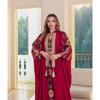 Middle East Dress Embroidery Tassel Cardigan Belt Vest Dress Robe Accessible Luxury Gown Two-piece Set Dress Dress
