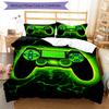 3pcs Game Controller Bedding Set Duvet Cover Closure Includes 1 Duvet Cover & 2 Pillowcases, Soft and Comfortable for All Seasons.