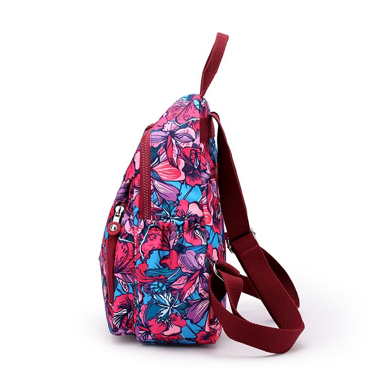 Women's Large-capacity Printed Backpack Mom Backpack