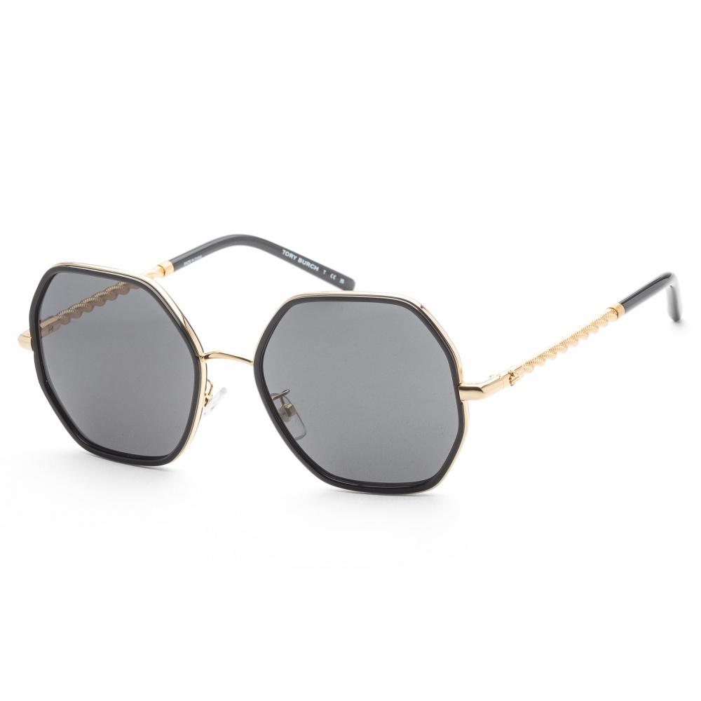 

Женские модные черные солнцезащитные очки Tory Burch TY6092-332787 55 мм