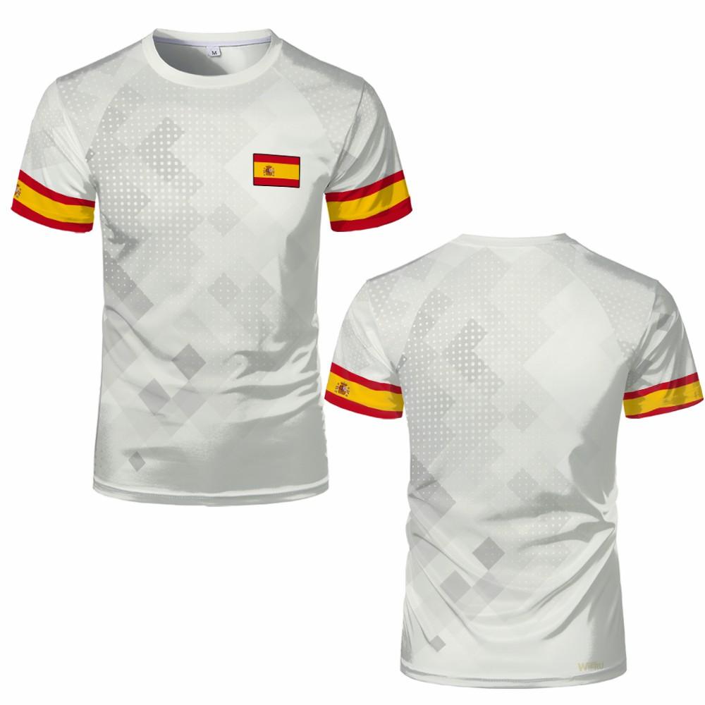 T-shirt da allenamento da calcio a maniche corte con stampa 3D da uomo per l'estate