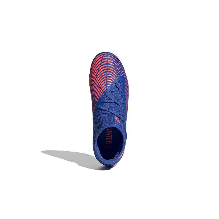 Adidas Predator Edge.3 MG Shock Absorbing Durable Low Top Soccer Shoes Kids Soccer Shoes Blue GZ2894