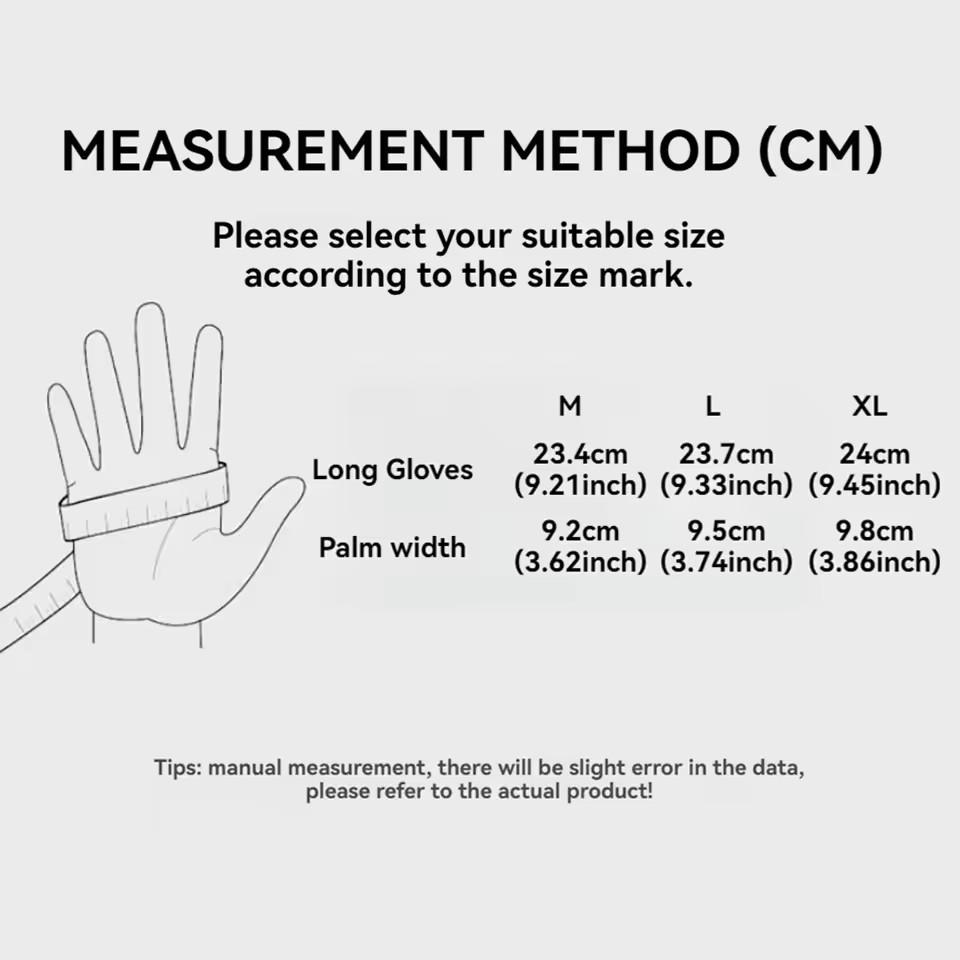 Waterproof Riding Full Finger Gloves for Men Outdoor Motorcycle Riding Touch Screen Anti Slip Gloves Winter Warm Thick Accessory