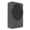 Subwoofer Activo Bajo Asiento de 10 pulgadas 600W Amplificador Incorporado Bajo Premium Delgado Activo Alimentado Subwoofer Bajo Asiento para Coche