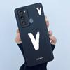 For Itel Vision 3 / Itel S17 / Itel P38 S661L S661W Case Lucky Initial Letter Liquid Silicone Protective Back Cover Phone Case