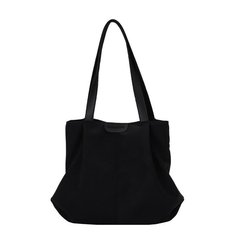 New Trendy Canvas Tote Bag Women's Shoulder Bag Fashionable Urban Style Large Capacity
