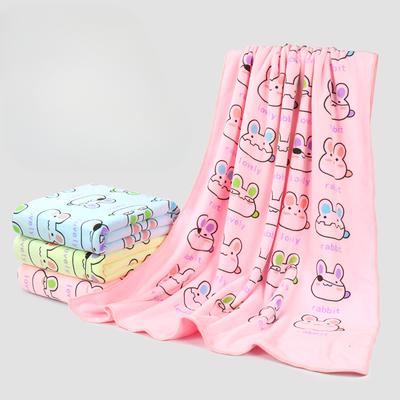 Bedrucktes Saugfähiges Handtuch Kinder Cartoon Handtuch Badetuch Mikrofaser Kinderwaschlappen Strandtuch