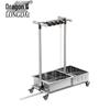 Longdai Stainless Steel Floor Mop & Cleaning Tool Storage Rack