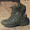Large Size Short Boots Men's Outdoor Hiking Shoes New Wear-resistant Hiking Shoes Men's Non-slip Wear-resistant Protective Shoes Men's Shoes