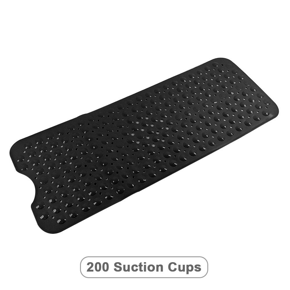 Silicone World PVC Anti-skid Bath Mats Soft Shower Bathroom Massage Mat Suction Cup Non-slip Bathtub Carpet 40x100cm Floor Mat