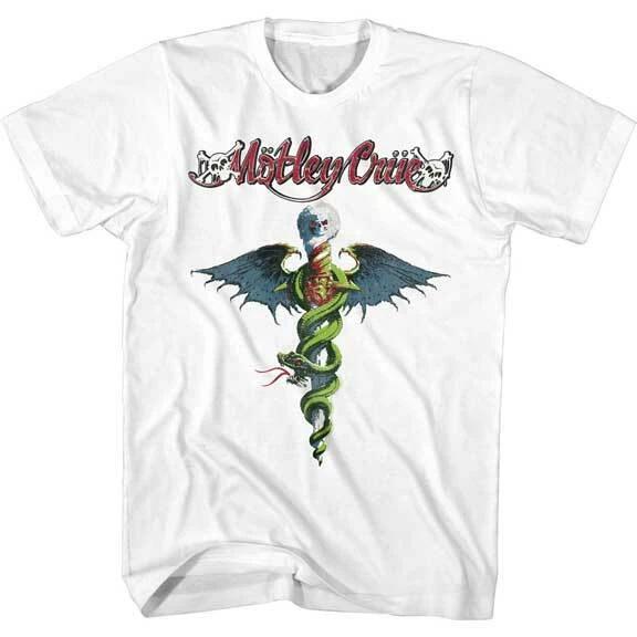 Motley Crue Dr Feelgood Album Cover Men s T Shirt Metal Music Merch S