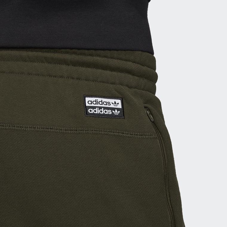 Adidas R.Y.V. Sweat Pants Solid Color Loose Fit Cuffed Casual Pants Men Bottoms Olive-Green ED7214