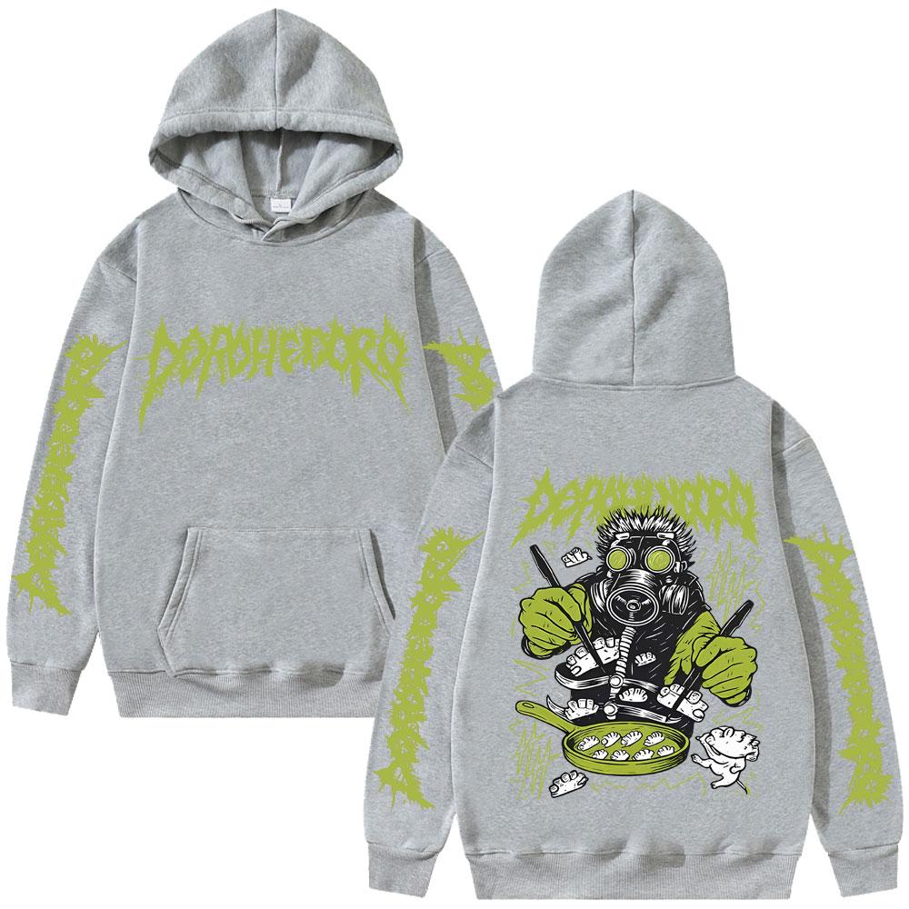 Anime Dorohedoro Welcome To Chaos Kaiman Hoodie Men Women Cartoon Manga Oversized Sweatshirt Men's Cosplay Vintage Streetwear