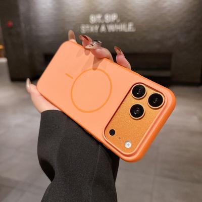 Luxury Phone Case for iPhone 17 16Plus 15 14 13 12 Pro Max Air with MagSafe Wireless Magnetic Charging Protection
