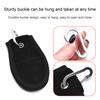Golf Ball Towel Soft Absorbent Small Golf Ball Towel with Clip for Golf Bags Golf Ball Cleaning Accessories for Golfers