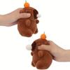 Cute Capybara Plush Keychains Backpack Pendant Kawaii Keyring Plush Doll Car Decoration Stuffed Animal Soft Toys Birthday Gifts