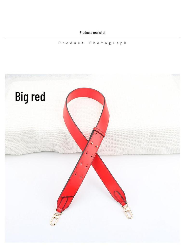 Justerbar Svart Konstläder Crossbody Bred Axelrem - Mångsidigt Ersättningstillbehör