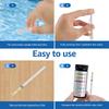 100Pcs Aquarium Test Strips 7 in 1 Water Testing Kits with Test Tube Freshwater Saltwater Home Carbonate Root pH Test Tool