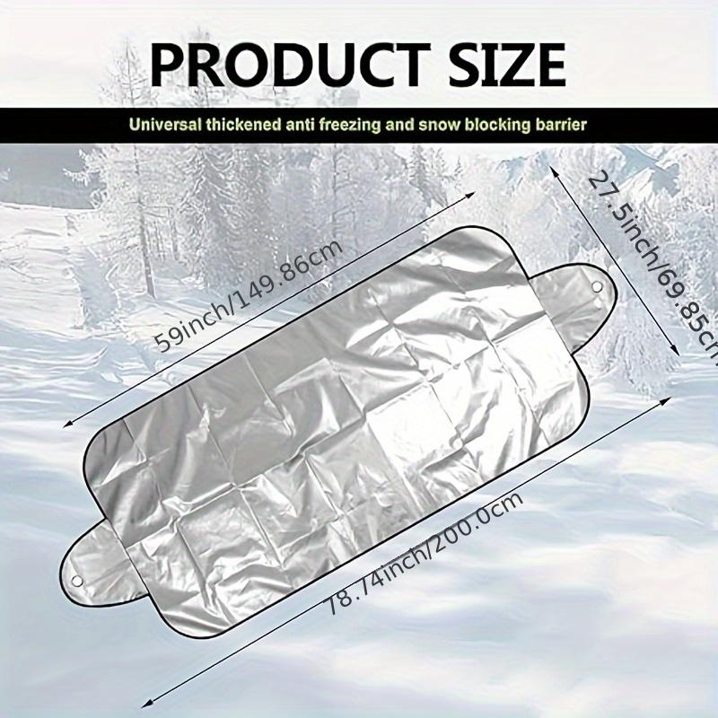 1 Stück Universelle Passform Auto Sonnenschutz/Schneeabdeckung/Schnee-/Eisschutz, Sommer UV-Schutz, Winter Fahrzeug Frostschutz, Schneeabdeckung